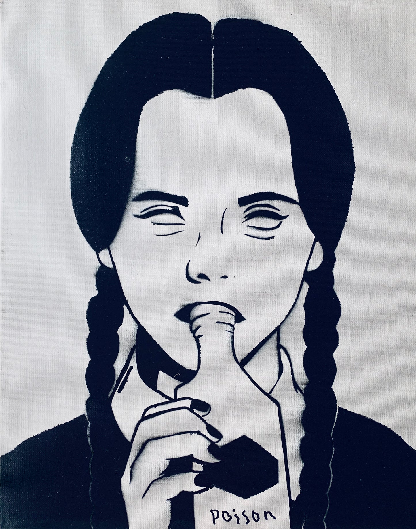 Wednesday Adams Painting