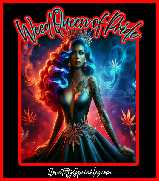 Weed Queen of Pride Sticky Prints