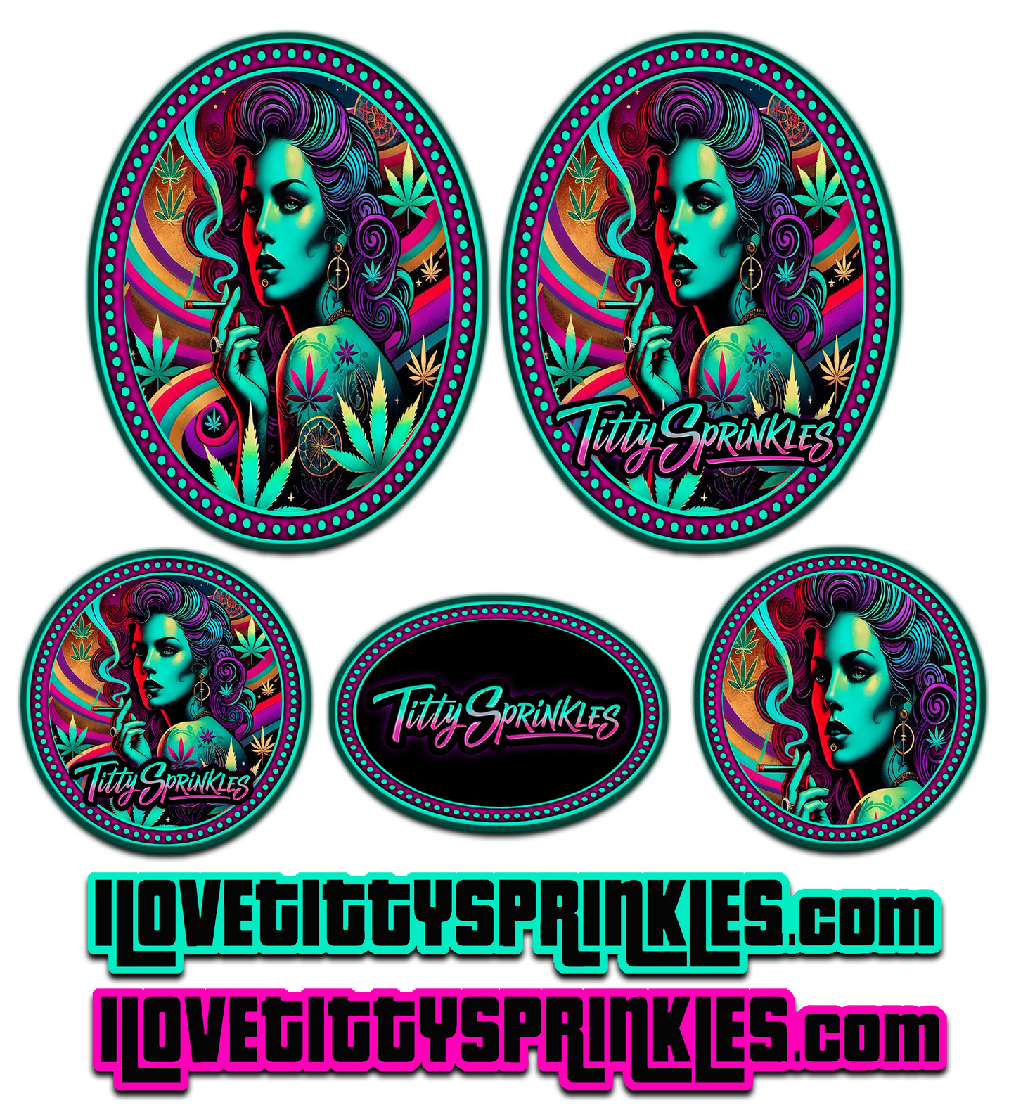 Green Goddess Sticker Pack