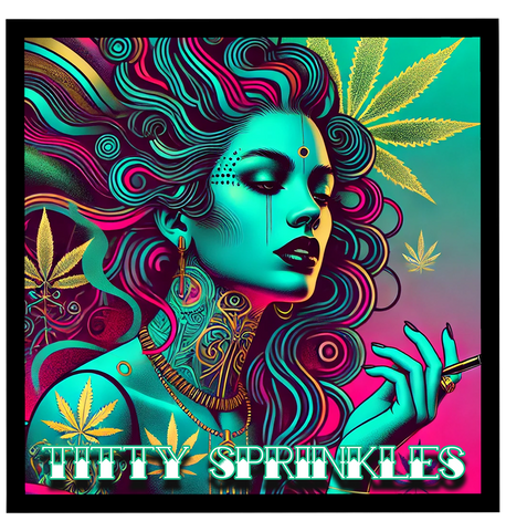 Green Goddess "Stoned Temptation" Sticky Prints