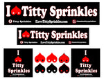 Titty Sprinkles Sticker Pack – 10 Stickers, No Limits