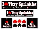 Titty Sprinkles Sticker Pack – 10 Stickers, No Limits