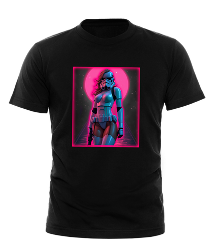 Sexy Stormtrooper Pink Glow Tshirt