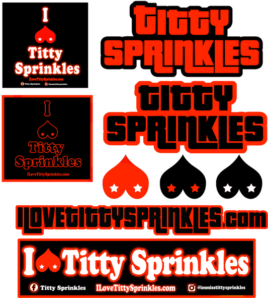 Titty Sprinkles Logo Sticker Pack!